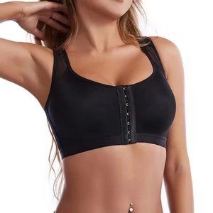 Front Closure Posture Corrector Lift Up Bra Wireless